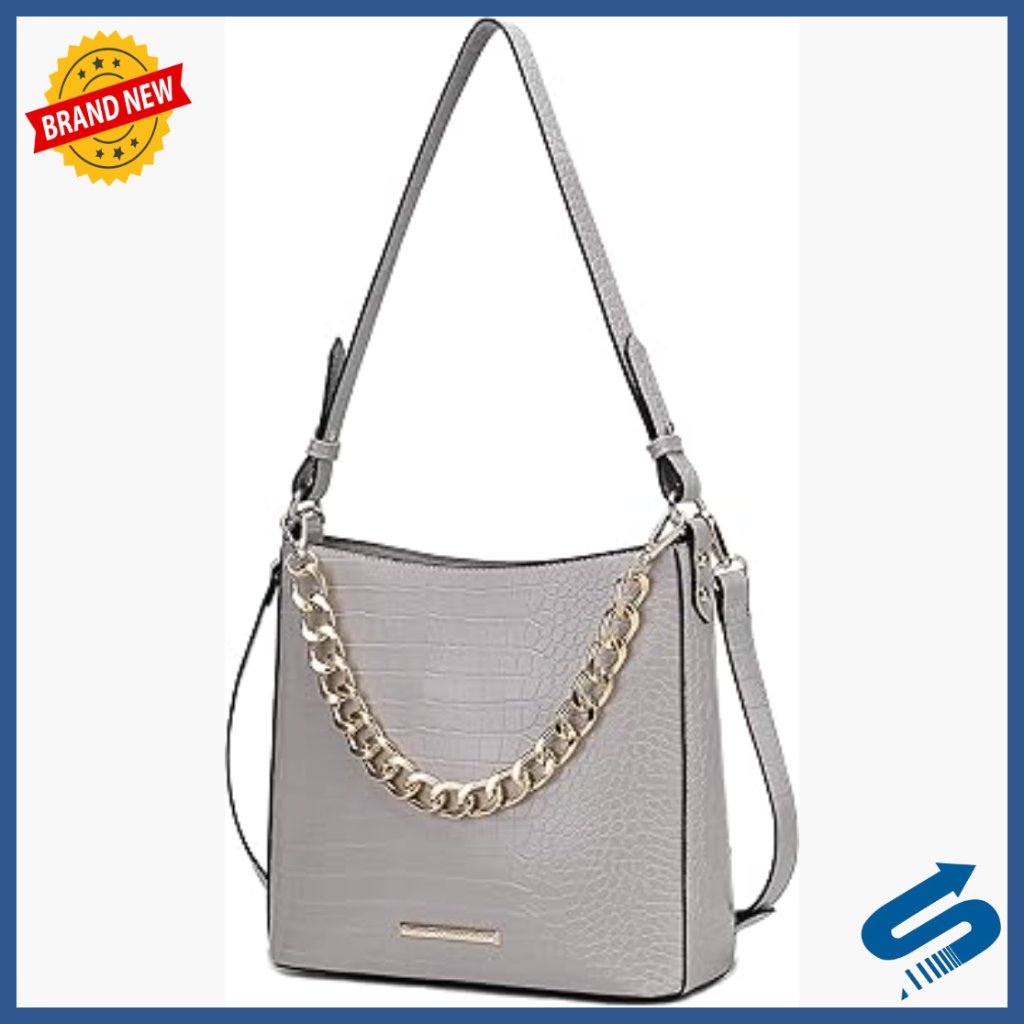 Large Vegan Leather Hobo Shoulder Bag With Adjustable Crossbody Strap